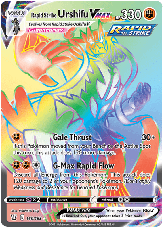 Rapid Strike Urshifu VMAX (169/163) [Sword & Shield: Battle Styles]