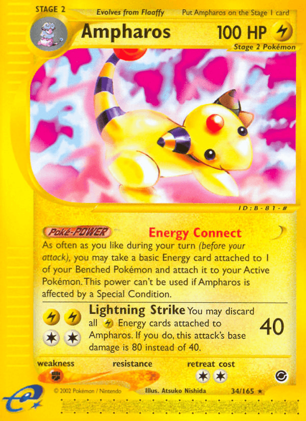 Ampharos (34/165) [Expedition: Base Set]