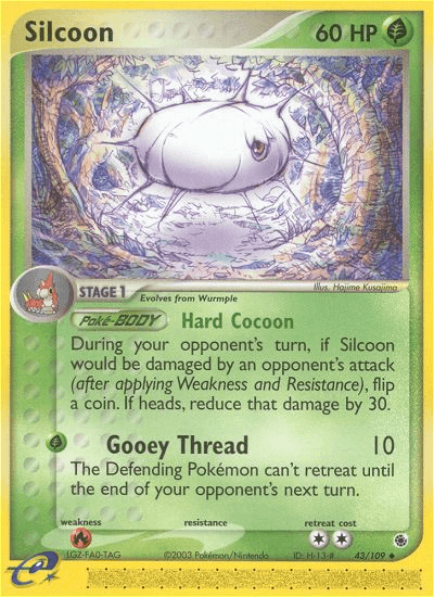 Silcoon (43/109) [EX: Ruby & Sapphire]