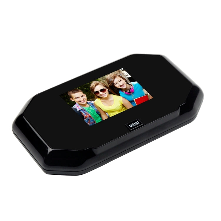 YB-30BH 3 inch Screen 1.0MP Security Camera Taking Picture Door Peephole, Support TF Card(Black)