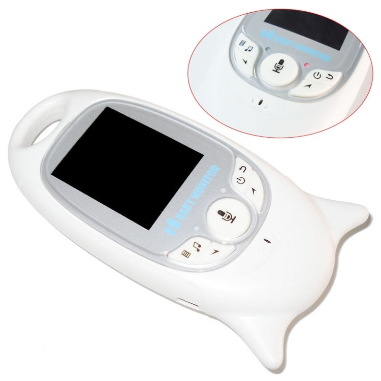 VB601 2.0 inch LCD Screen Hassle-Free Portable Baby Monitor, Support Two Way Talk Back, Night Vision(EU Plug)