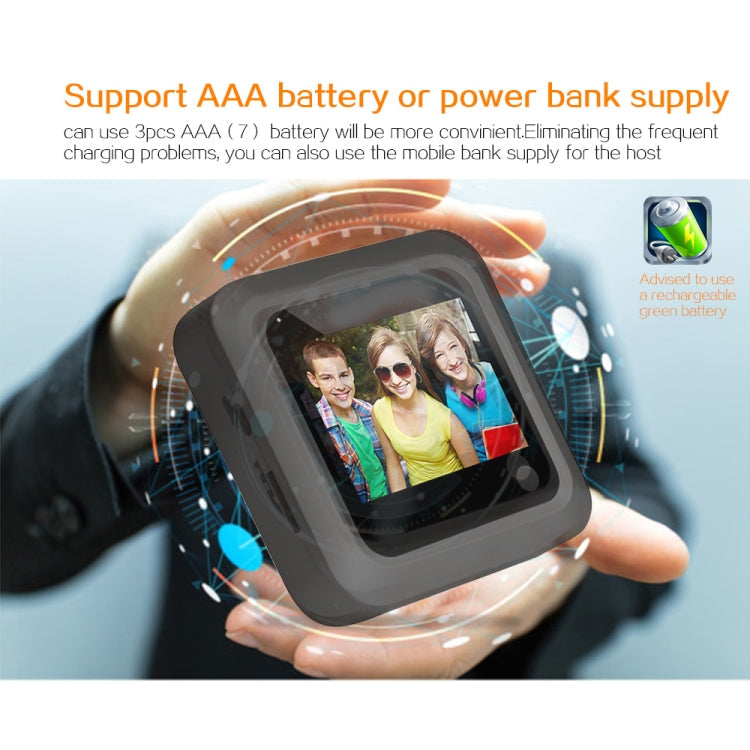 X5 2.4 inch Screen 2.0MP Security Camera No Disturb Peephole Viewer, Support TF Card(Black)