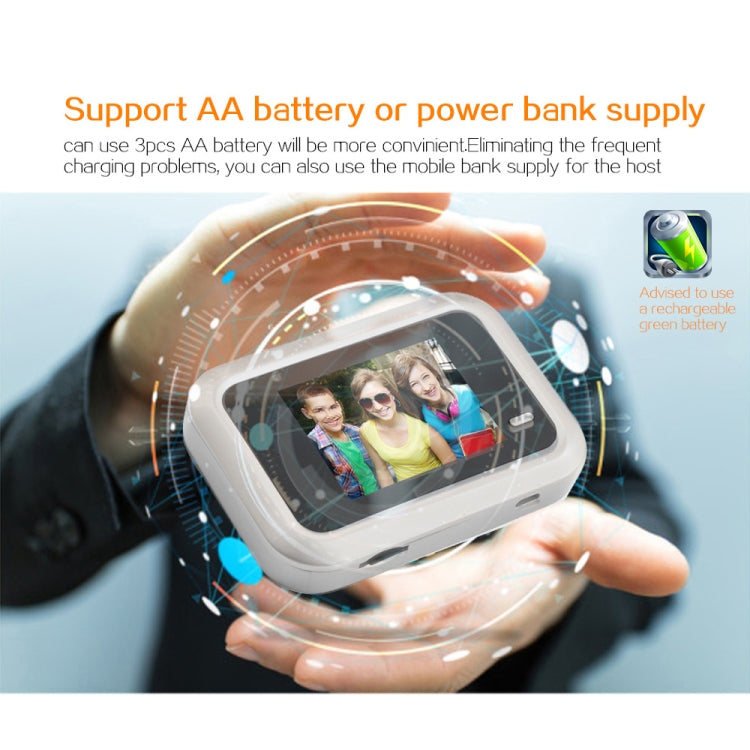 X8 2.4 inch Screen 2.0MP Security Camera No Disturb Peephole Viewer, Support TF Card