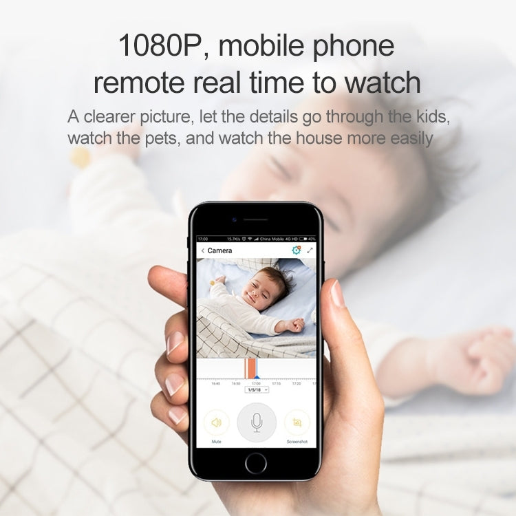 SECTEC IL-HIP291G-2M-AI Black Camera Indoor Home Wireless Wifi Intelligent Automatic Tracking HD Network Surveillance Camera