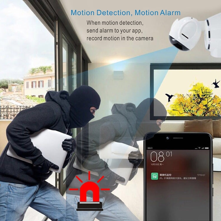 YH001 720P HD 1.0 MP Wireless IP Camera, Support Infrared Night Vision / Motion Detection / APP Control, AU Plug