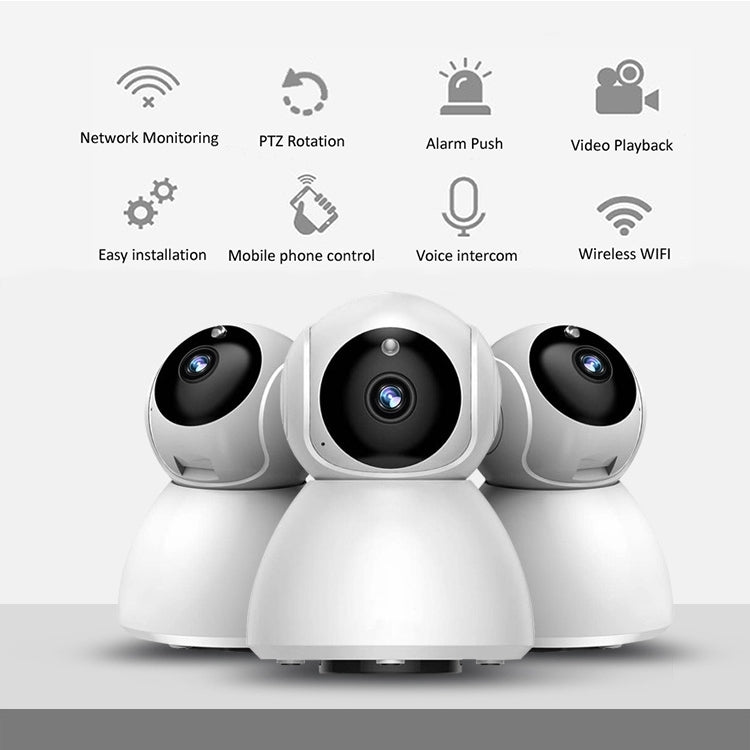 720P HD 1.0 MP Wireless IP Camera, Support Infrared Night Vision / Motion Detection / APP Control, UK Plug