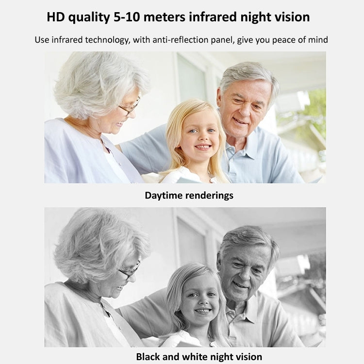 720P HD 1.0 MP Wireless IP Camera, Support Infrared Night Vision / Motion Detection / APP Control, UK Plug