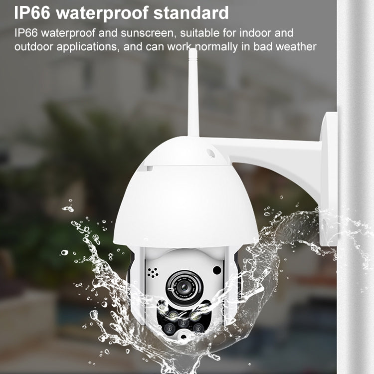 QX3 1080P HD Full-color Night Vision IP65 Waterproof WiFi Smart Camera, Support Motion Detection / TF Card, UK Plug