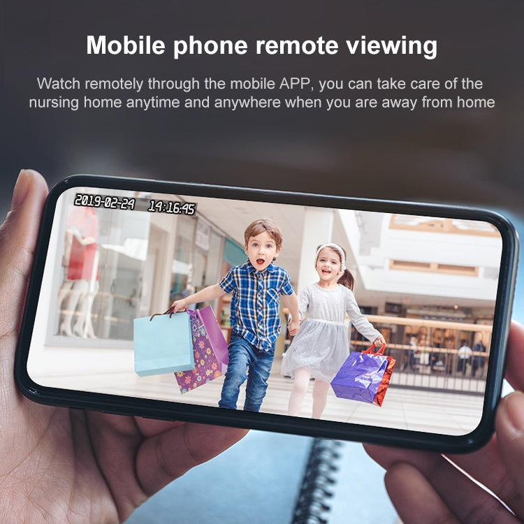 QX3 1080P HD Full-color Night Vision IP65 Waterproof WiFi Smart Camera, Support Motion Detection / TF Card, UK Plug