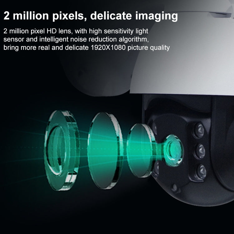 QX9 1080P IP65 Waterproof WiFi Smart Camera, Support Motion Detection / TF Card / Two-way Voice, AU Plug