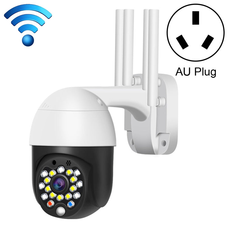 QX27 1080P WiFi High-definition Surveillance Camera Outdoor Dome Camera, Support Night Vision & Two-way Voice & Motion Detection(AU Plug)