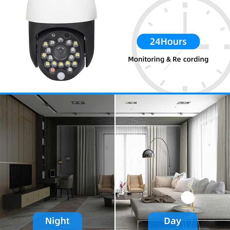 QX27 1080P WiFi High-definition Surveillance Camera Outdoor Dome Camera, Support Night Vision & Two-way Voice & Motion Detection(AU Plug)