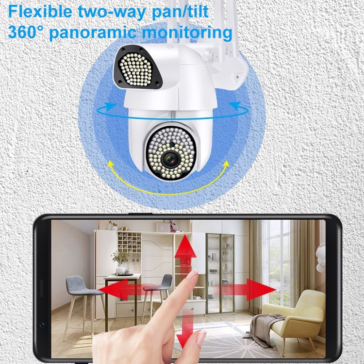 QX37 1080P WiFi High-definition Surveillance Camera Outdoor Dome Camera, Support Night Vision & Two-way Voice & Motion Detection(US Plug)