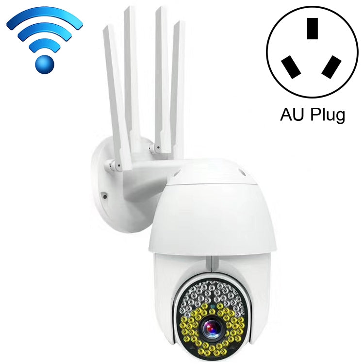 QX38 1080P WiFi High-definition Surveillance Camera Outdoor Dome Camera, Support Night Vision & Two-way Voice & Motion Detection(AU Plug)