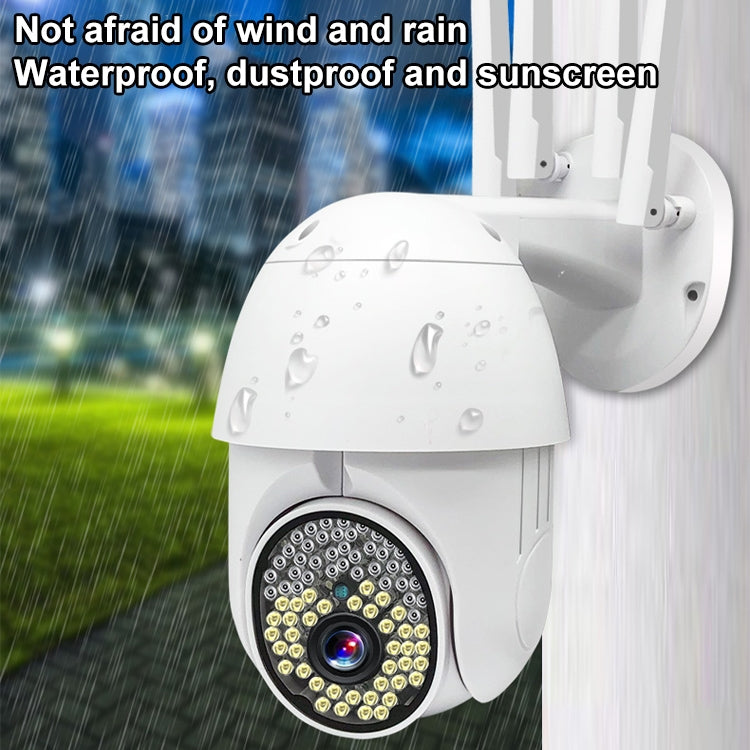 QX38 1080P WiFi High-definition Surveillance Camera Outdoor Dome Camera, Support Night Vision & Two-way Voice & Motion Detection(EU Plug)
