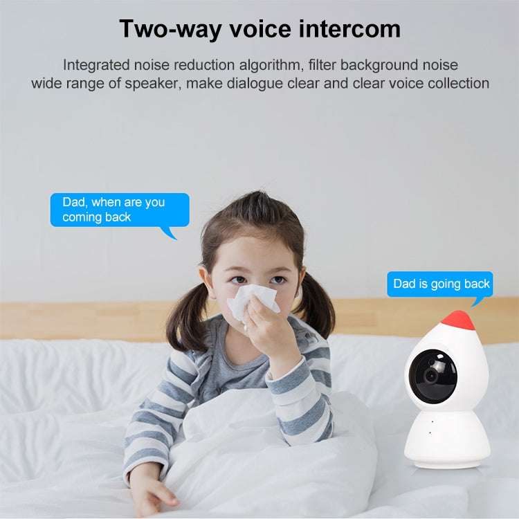 YT43 2 Million Pixels HD Wireless Indoor Home Little Red Riding Hood Camera, Support Motion Detection & Infrared Night Vision & Micro SD Card(US Plug)