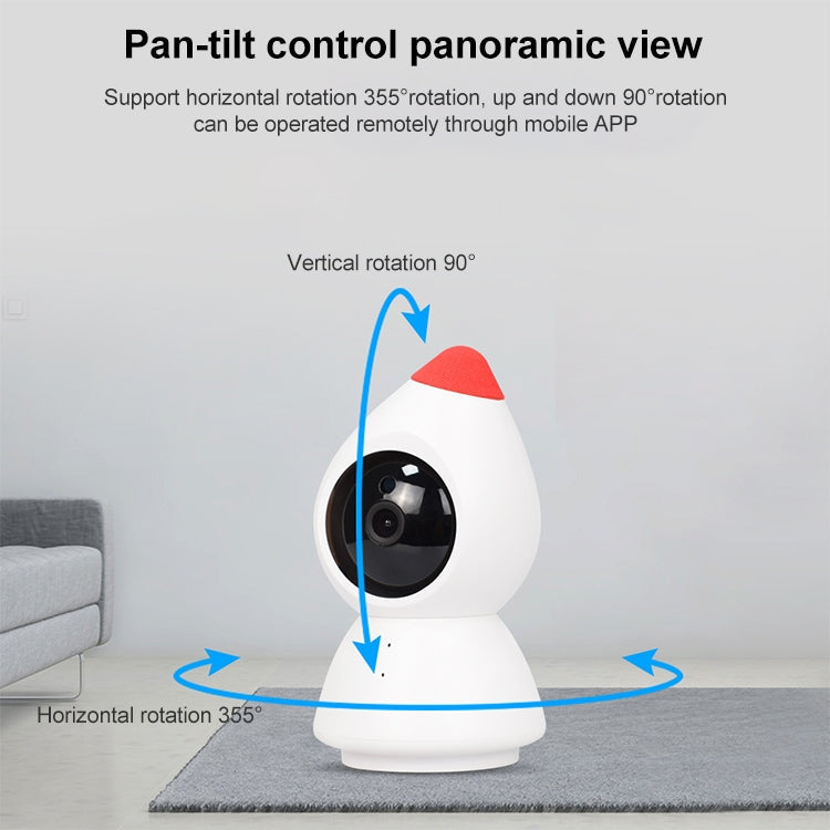 YT43 2 Million Pixels HD Wireless Indoor Home Little Red Riding Hood Camera, Support Motion Detection & Infrared Night Vision & Micro SD Card(AU Plug)