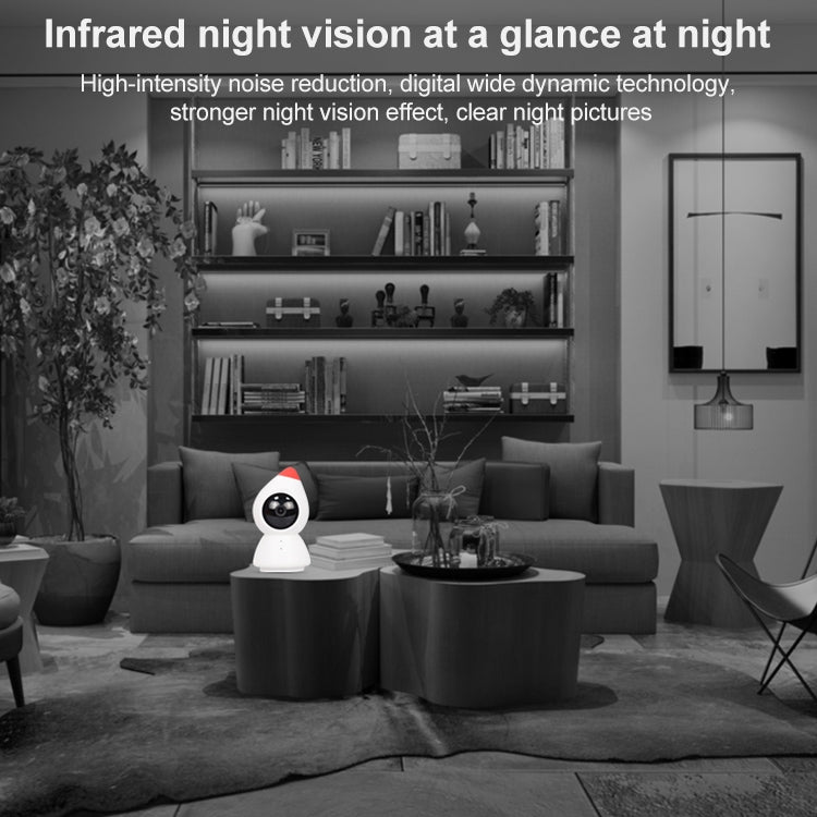 YT43 2 Million Pixels HD Wireless Indoor Home Little Red Riding Hood Camera, Support Motion Detection & Infrared Night Vision & Micro SD Card(UK Plug)