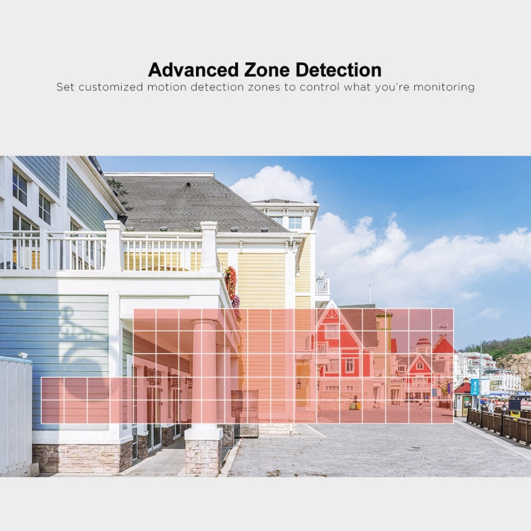 SriHome NVS001+IPC029 1080P 4-Channel NVR Kit Wireless Security Camera System, Support Humanoid Detection / Motion Detection / Night Vision, AU Plug