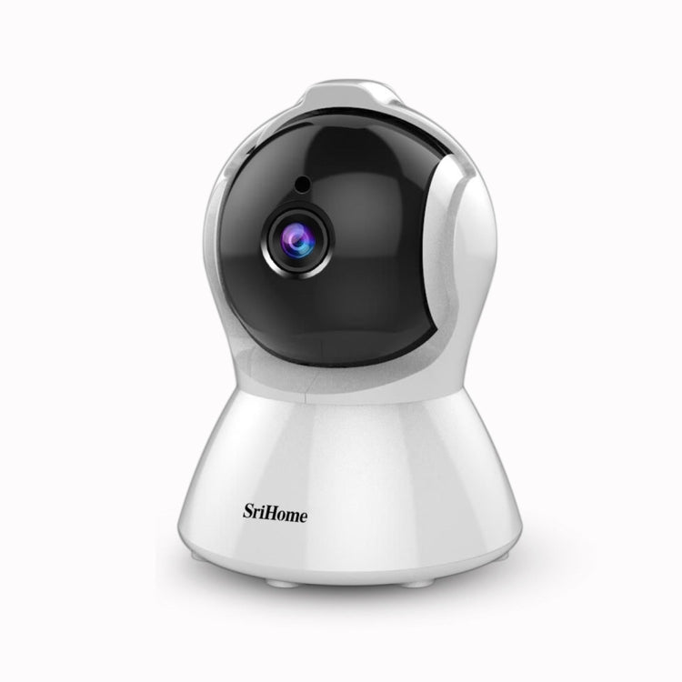 SriHome SH025 2.0 Million Pixels 1080P HD AI Auto-tracking IP Camera, Support Two Way Audio / Motion Tracking / Humanoid Detection / Night Vision / TF Card, EU Plug