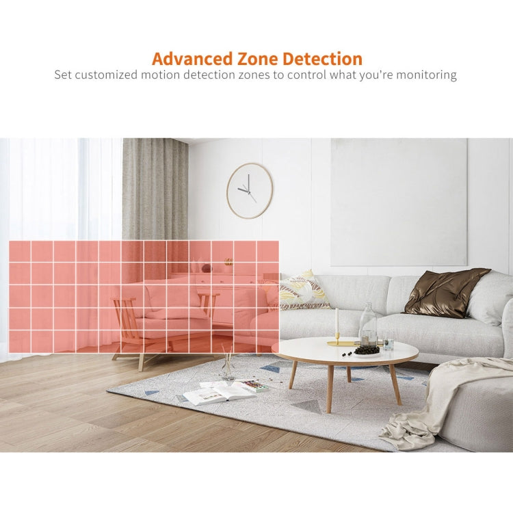 SriHome SH025 2.0 Million Pixels 1080P HD AI Auto-tracking IP Camera, Support Two Way Audio / Motion Tracking / Humanoid Detection / Night Vision / TF Card, AU Plug