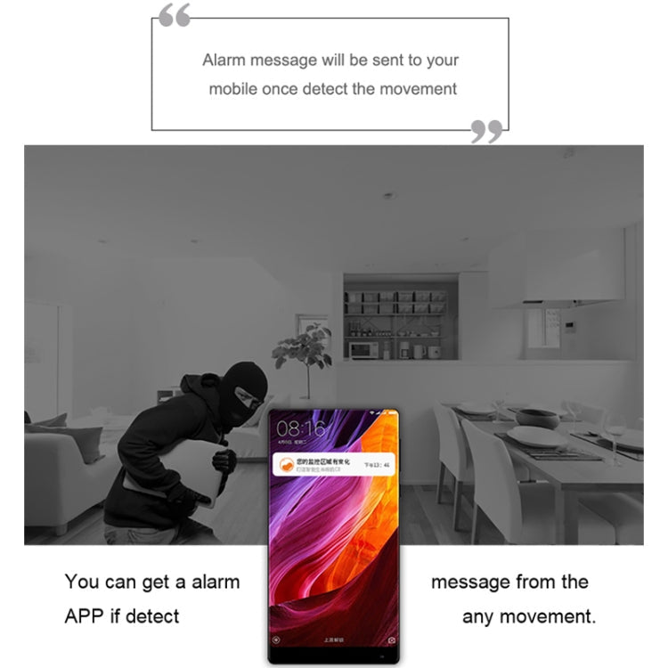 CAMSOY C9 HD 1280 x 720P 70 Degree Wide Angle Wireless WiFi Wearable Intelligent Surveillance Camera, Support Infrared Right Vision & Motion Detection Alarm & Loop Recording & Timed Capture(White)