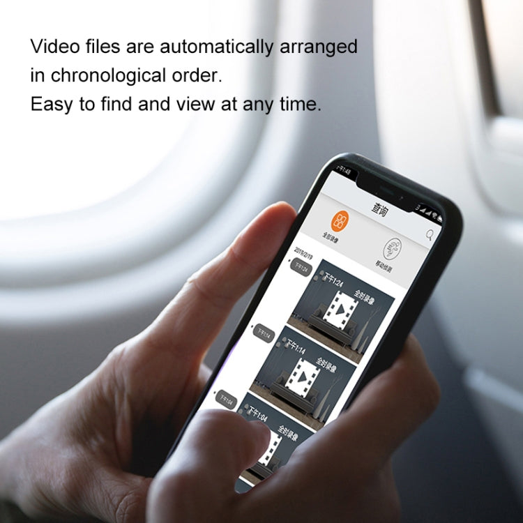 CAMSOY S6 HD 1280 x 720P 70 Degree Wide Angle Wearable Wireless WiFi Intelligent Surveillance Camera, Support Infrared Right Vision & Motion Detection Alarm & Loop Recording(White)