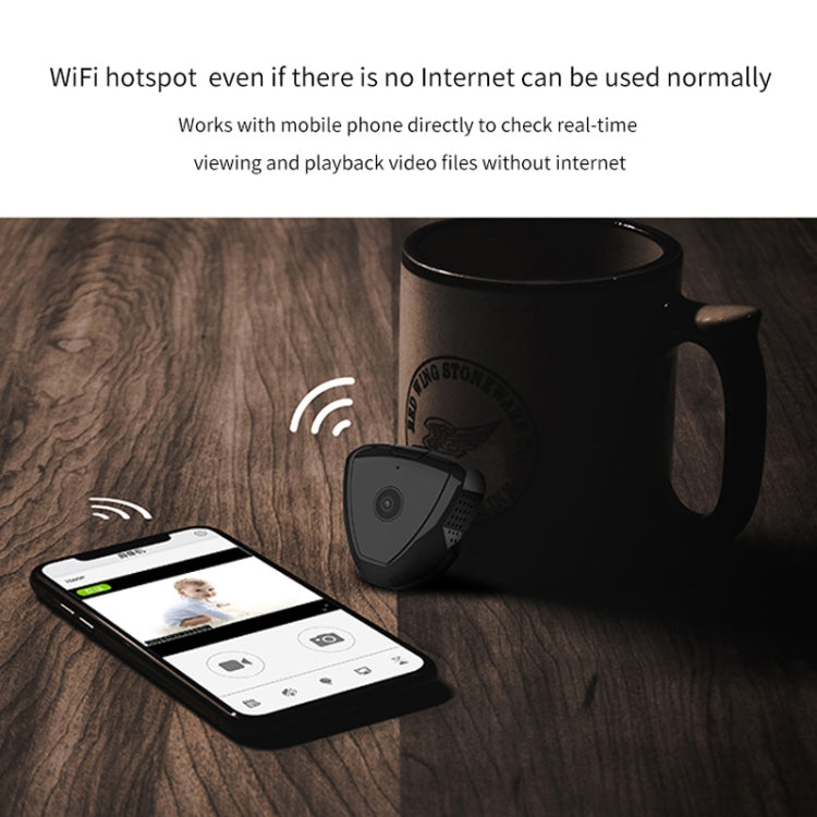 CAMSOY S6 HD 1280 x 720P 70 Degree Wide Angle Wearable Wireless WiFi Intelligent Surveillance Camera, Support Infrared Right Vision & Motion Detection Alarm & Loop Recording(White)