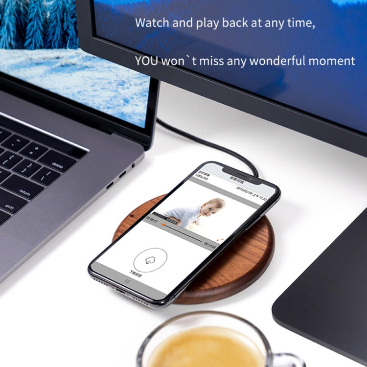 CAMSOY S6 HD 1280 x 720P 70 Degree Wide Angle Wearable Wireless WiFi Intelligent Surveillance Camera, Support Infrared Right Vision & Motion Detection Alarm & Loop Recording(White)