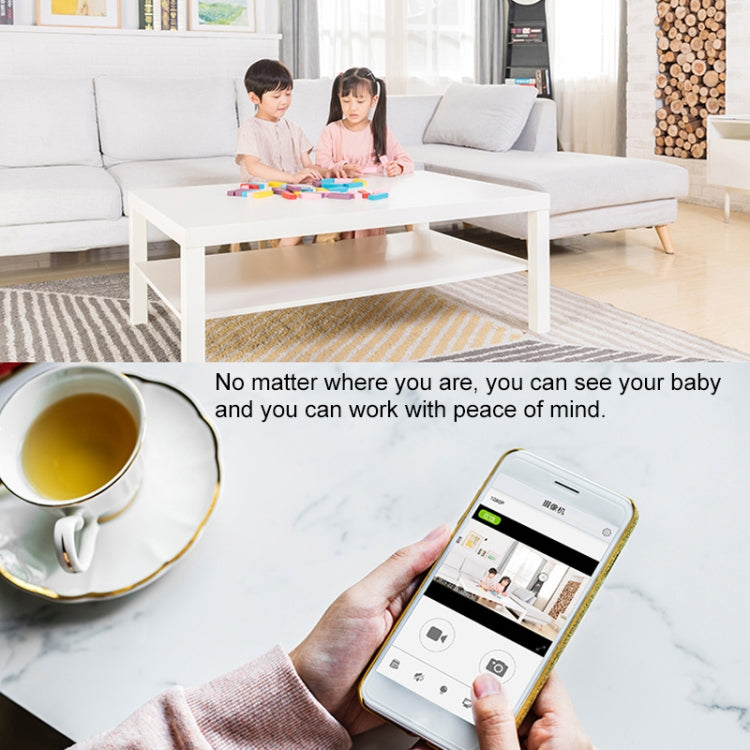 CAMSOY S8 HD 1280 x 720P 140 Degree Wide Angle Wireless WiFi Intelligent Surveillance Camera, Support Photosensitive Automatic Right Vision & Motion Detection & Loop Recording