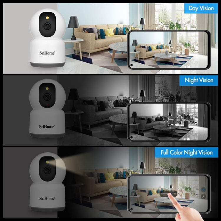 SirHome SH038 5MP QHD 5G WiFi IP Camera, Support Night Color & Motion Detection & Two Way Talk & Human Detection & TF Card, AU Plug