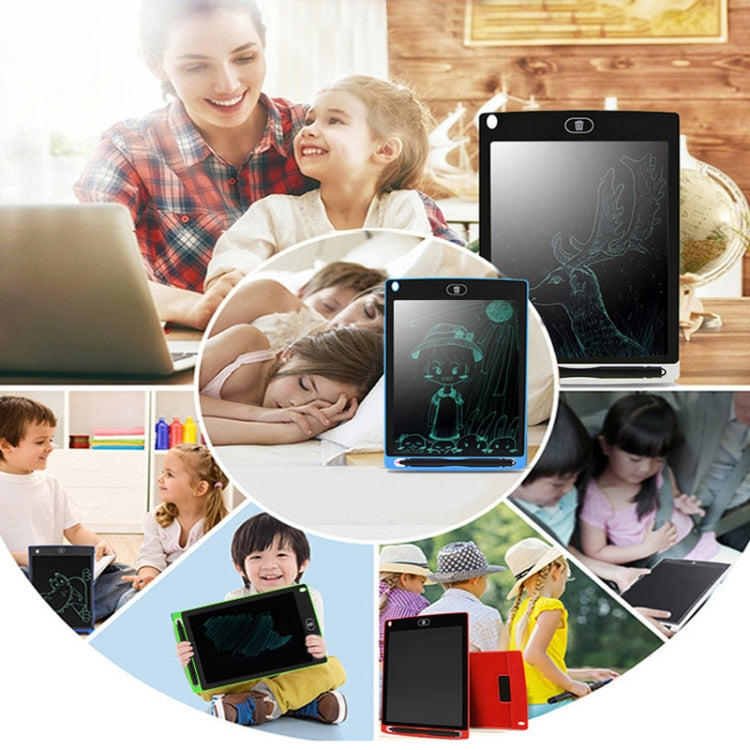 Portable 8.5 inch LCD Writing Tablet Drawing Graffiti Electronic Handwriting Pad Message Graphics Board Draft Paper with Writing Pen(White)