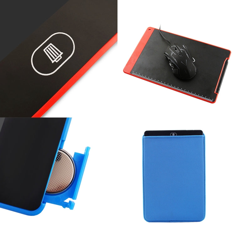 Portable 12 inch LCD Writing Tablet Drawing Graffiti Electronic Handwriting Pad Message Graphics Board Draft Paper with Writing Pen(Blue)