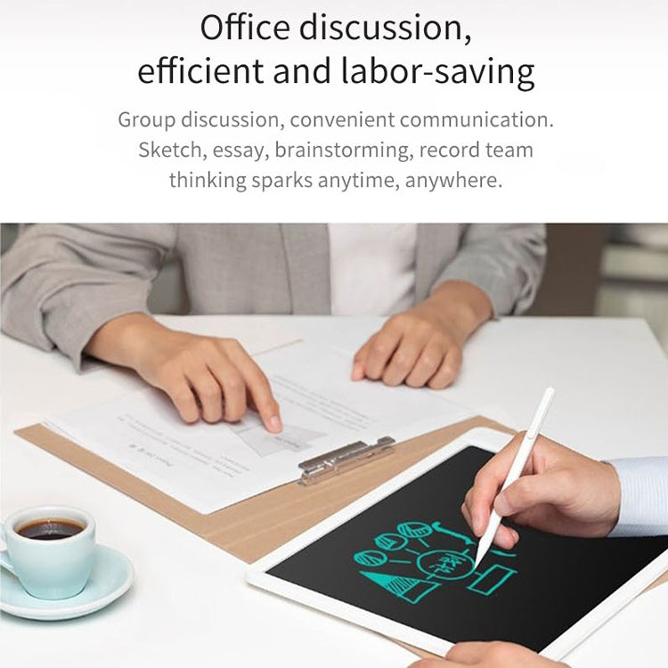 Original Xiaomi Mijia 13.5 inch LCD Digital Graphics Board Electronic Handwriting Tablet with Pen(White)