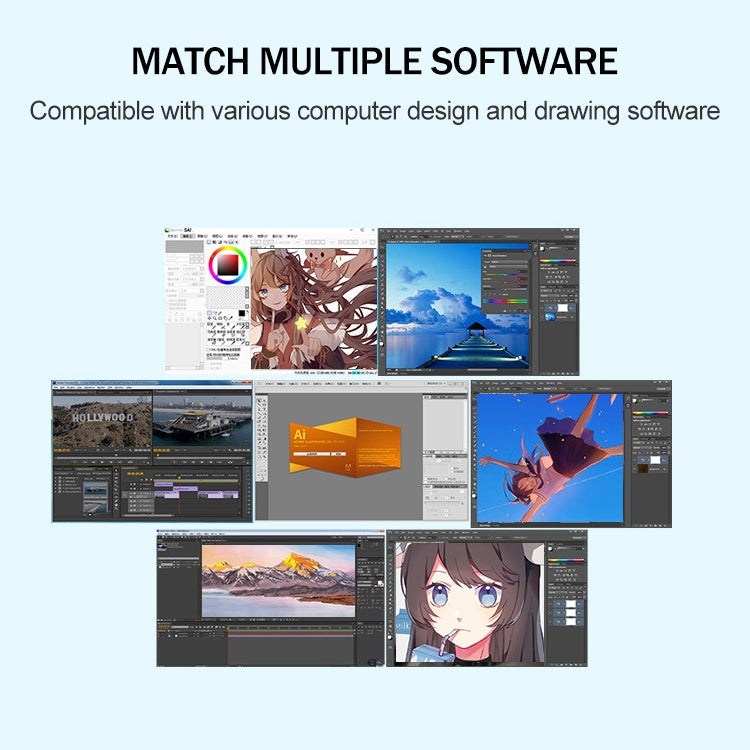 10Moons G20 Digital Tablet Capable of Connecting with Mobile Phone and Tablet Computer with 8192 Passive Pen