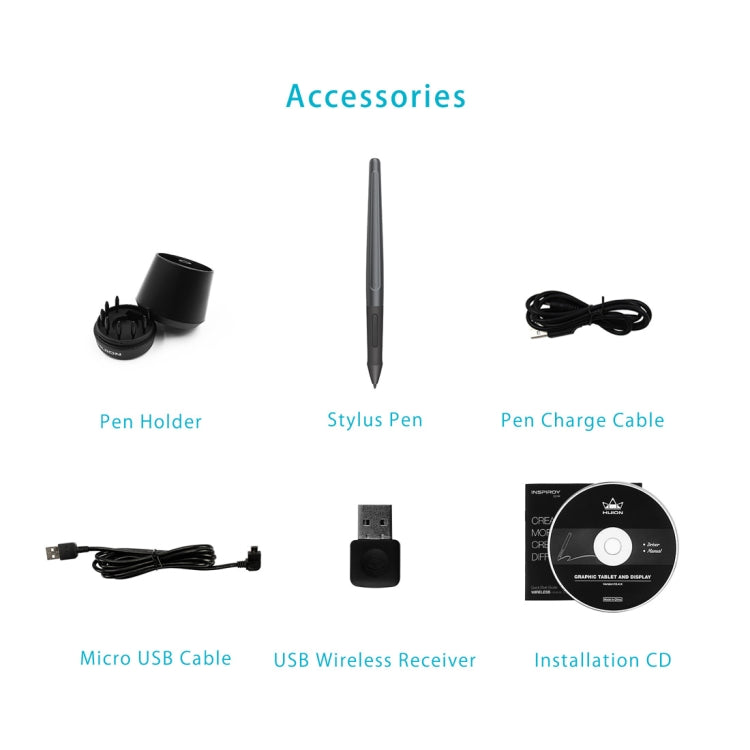 HUION Inspiroy Series Q11K 5080LPI Professional Art USB Graphics Drawing Tablet for Windows / Mac OS, with Digital Pen