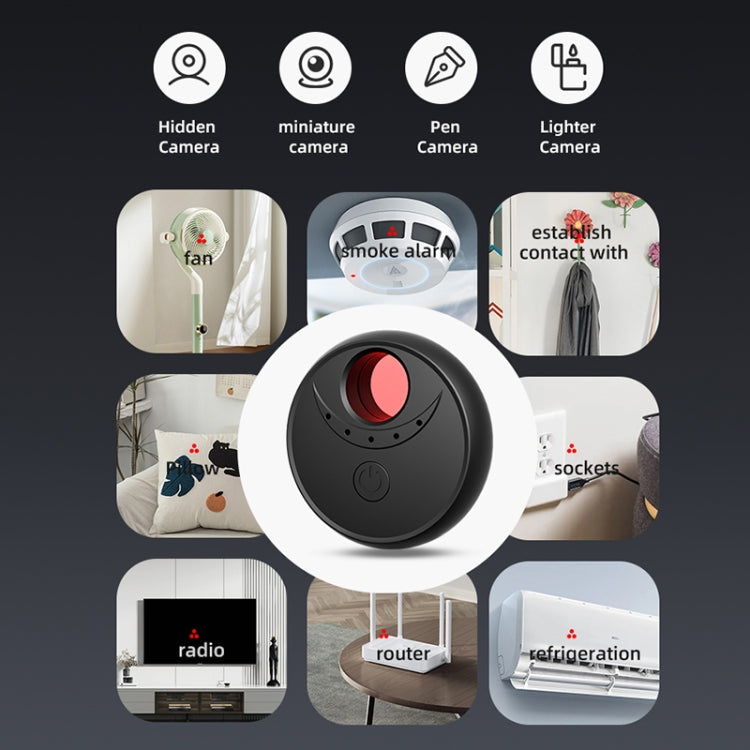 X17S Camera Detector GPS Car Signal Positioning Detector (Black)