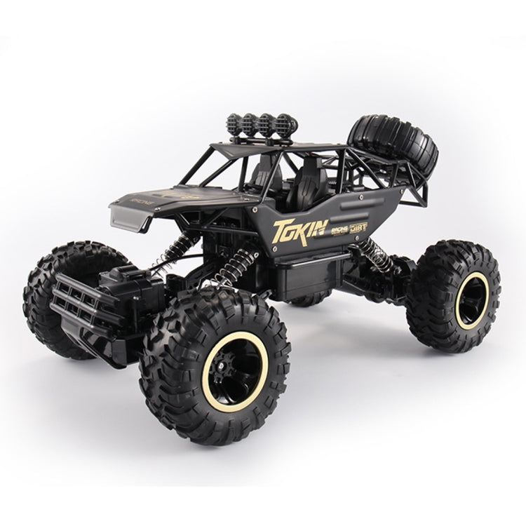 HD6026 1:12 Large Alloy Climbing Car Mountain Cross-country Four-wheel Drive Remote Control Car Toy, Size: 37cm(Black)