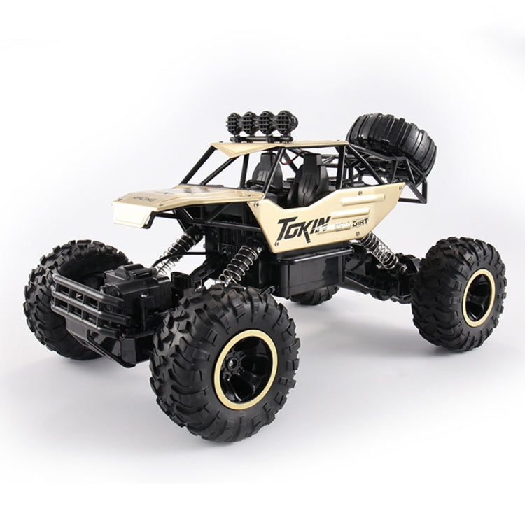HD6026 1:12 Large Alloy Climbing Car Mountain Cross-country Four-wheel Drive Remote Control Car Toy, Size: 37cm(Gold)