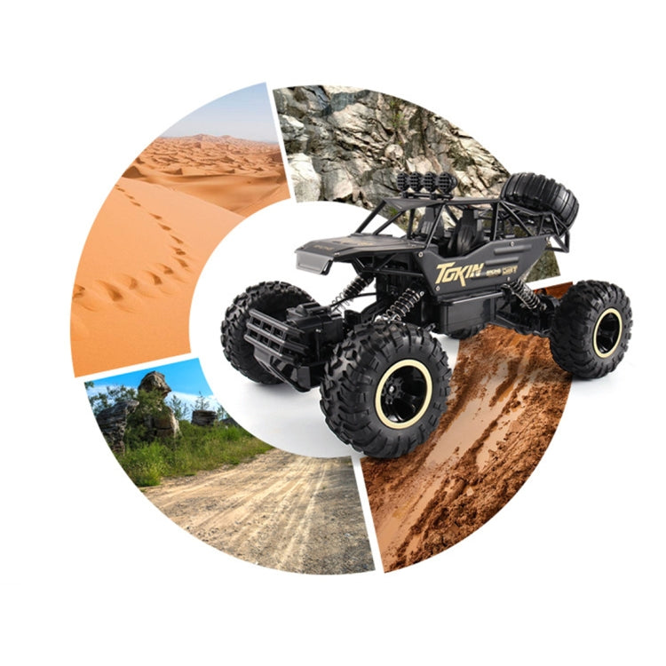 HD6026 1:12 Large Alloy Climbing Car Mountain Cross-country Four-wheel Drive Remote Control Car Toy, Size: 37cm(Red)