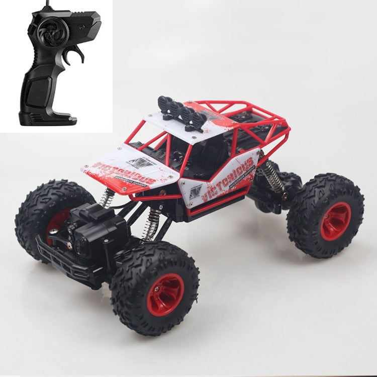 HD6026 1:16 Large Alloy Climbing Car Mountain Cross-country Four-wheel Drive Remote Control Car Toy, Size: 28cm(Red)