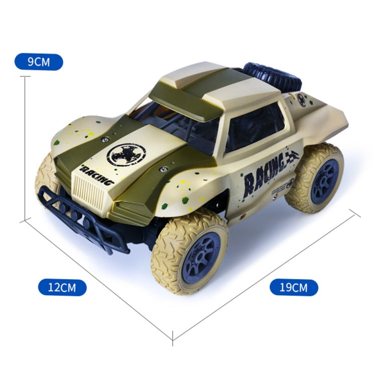 HD808 1:20 27Mhz Remote Control Short Truck High Speed Off-road Drifting Children Toy Car(Yellow)