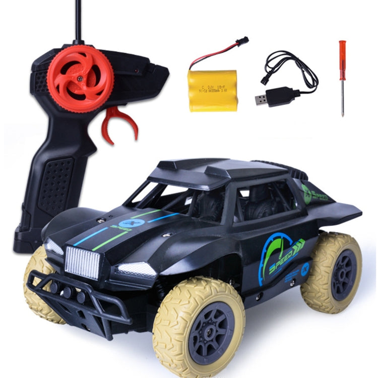 HD808 1:20 27Mhz Remote Control Short Truck High Speed Off-road Drifting Children Toy Car(Yellow)