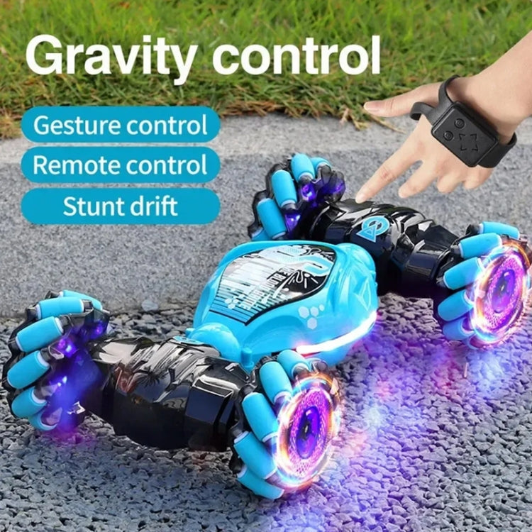 YDJ-D876 Gesture Sensing RC Stunt Car (Blue)