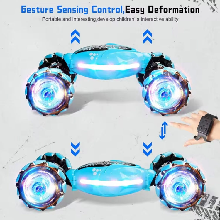 YDJ-D876 Gesture Sensing RC Stunt Car (Blue)
