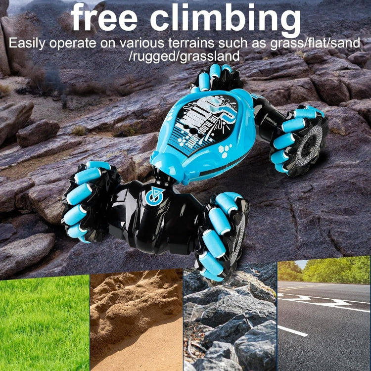 YDJ-D876 Gesture Sensing RC Stunt Car (Blue)