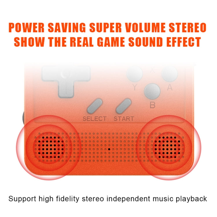 Powkiddy V90 3.0 inch IPS Screen 64-bit Retro Handheld Game Console with 16GB Memory (Yellow)