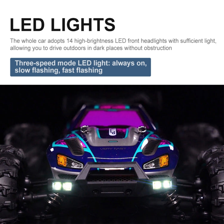 SCY-16101 2.4G 1:16 Electric 4WD RC Monster Truck Coupe Car Toy (Blue)