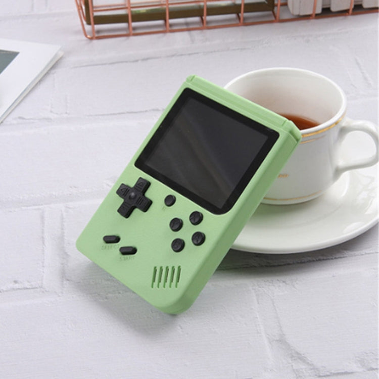 MK500 Macaron Mini Retro Classic Handheld Game Console for Kids Built-in 500 Games, Support AV Output(Green)