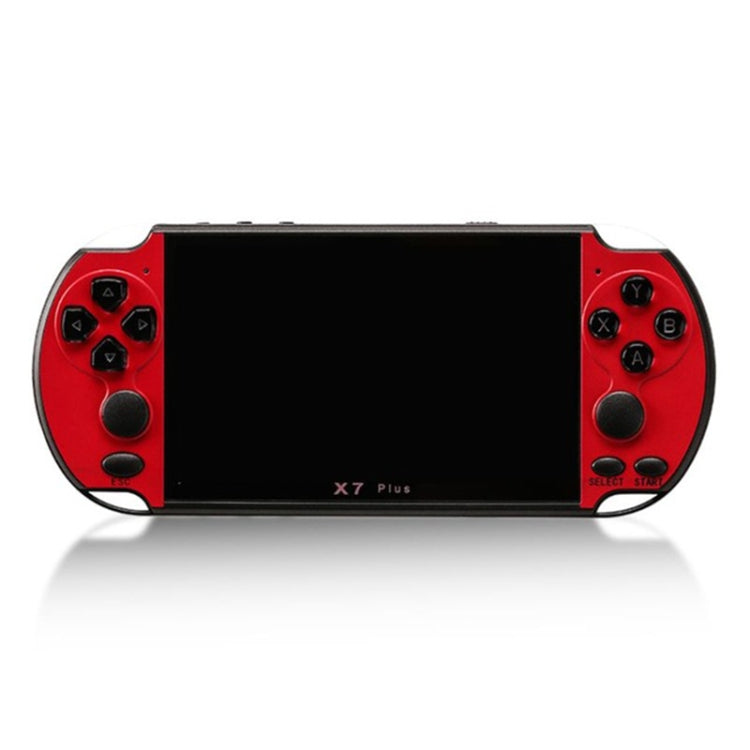 X7 Plus Retro Classic Games Handheld Game Console with 5.1 inch HD Screen & 8G Memory, Support MP4 / ebook(Red)